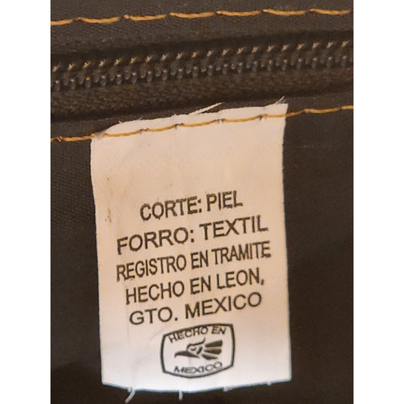 Gold White Sunflower Embossed Tooled Artisan LEATHER Crossbody Handbag Purse - Picture 12 of 15